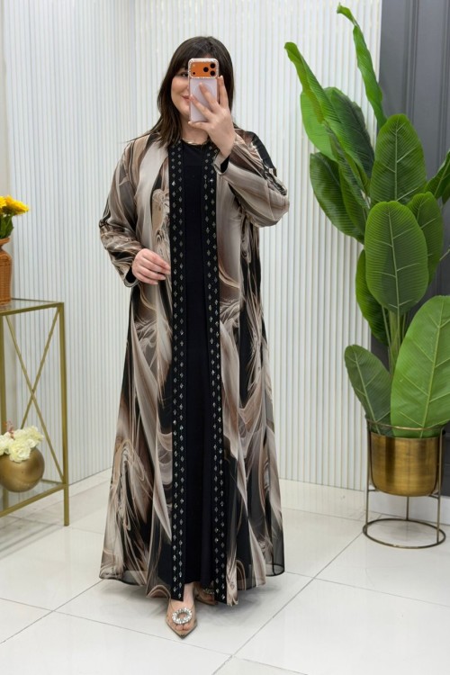 Bergüzar Elbise Siyah