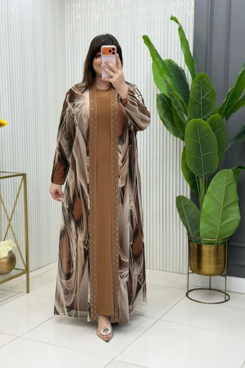 Bergüzar Elbise Camel