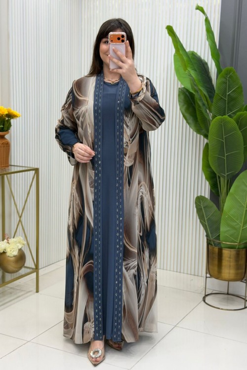 Bergüzar Elbise Mavi