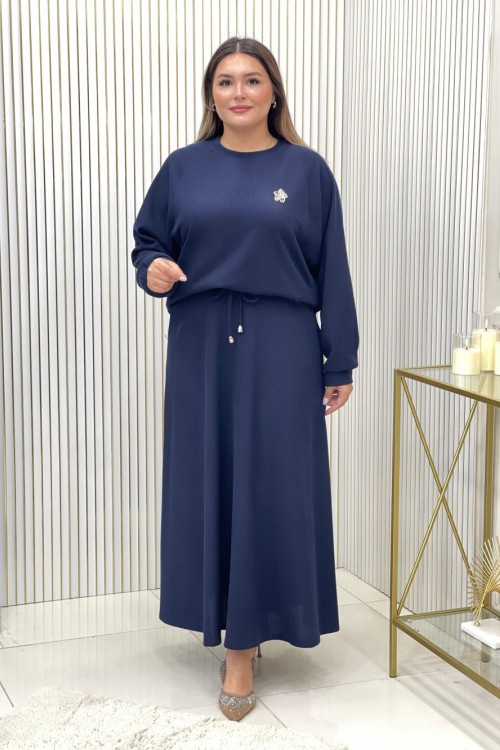 Maysa Etekli Takım Lacivert