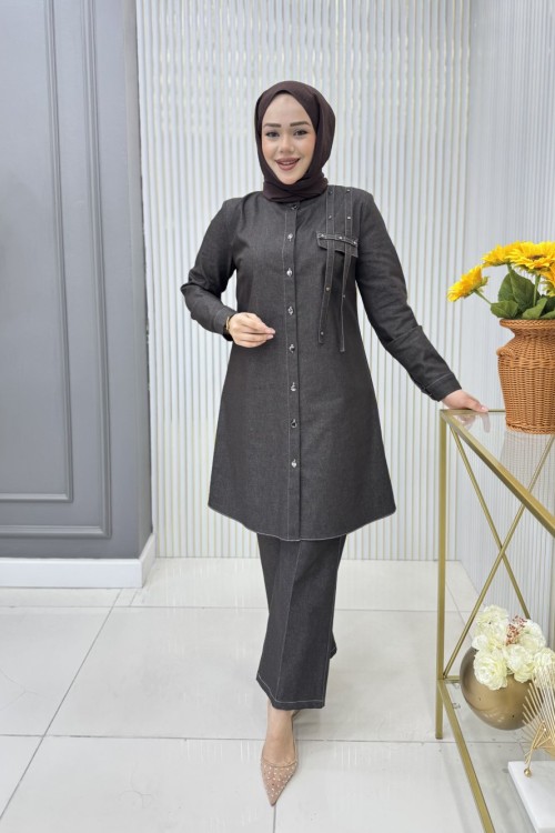 Nazlı Takım Kahverengi