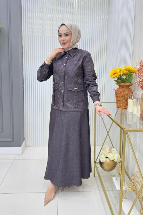 Olcay Etekli Takım Mürdüm