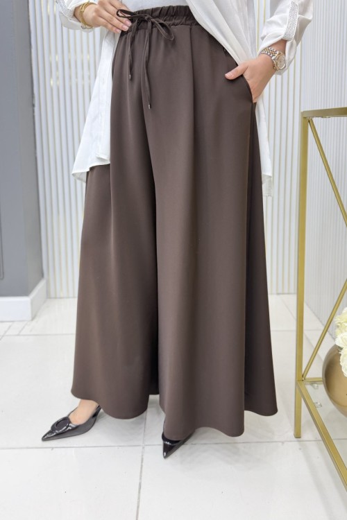 Sevim Pantolon Kahverengi