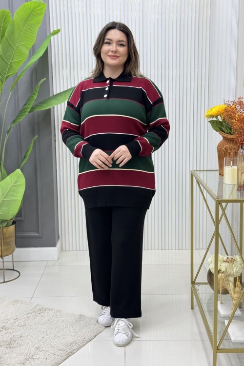 Zerrin Triko Takım Siyah